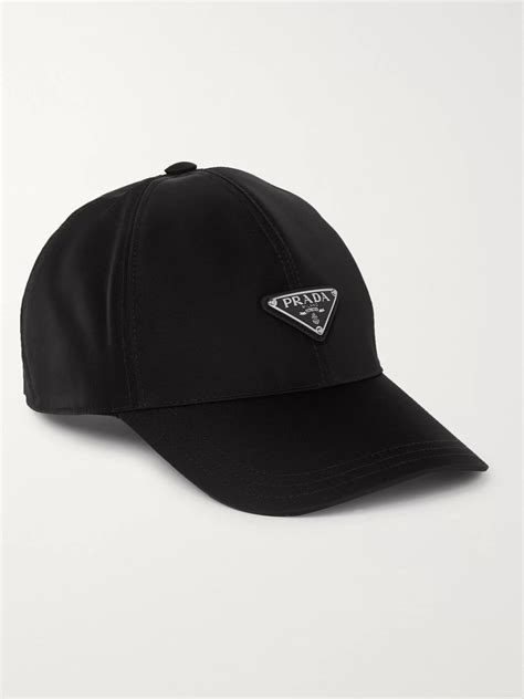 prada baseball cap black